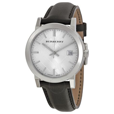 burberry the city silver dial brown leather mens watch bu9008|Burberry Men's The City Watch (BU9008) .